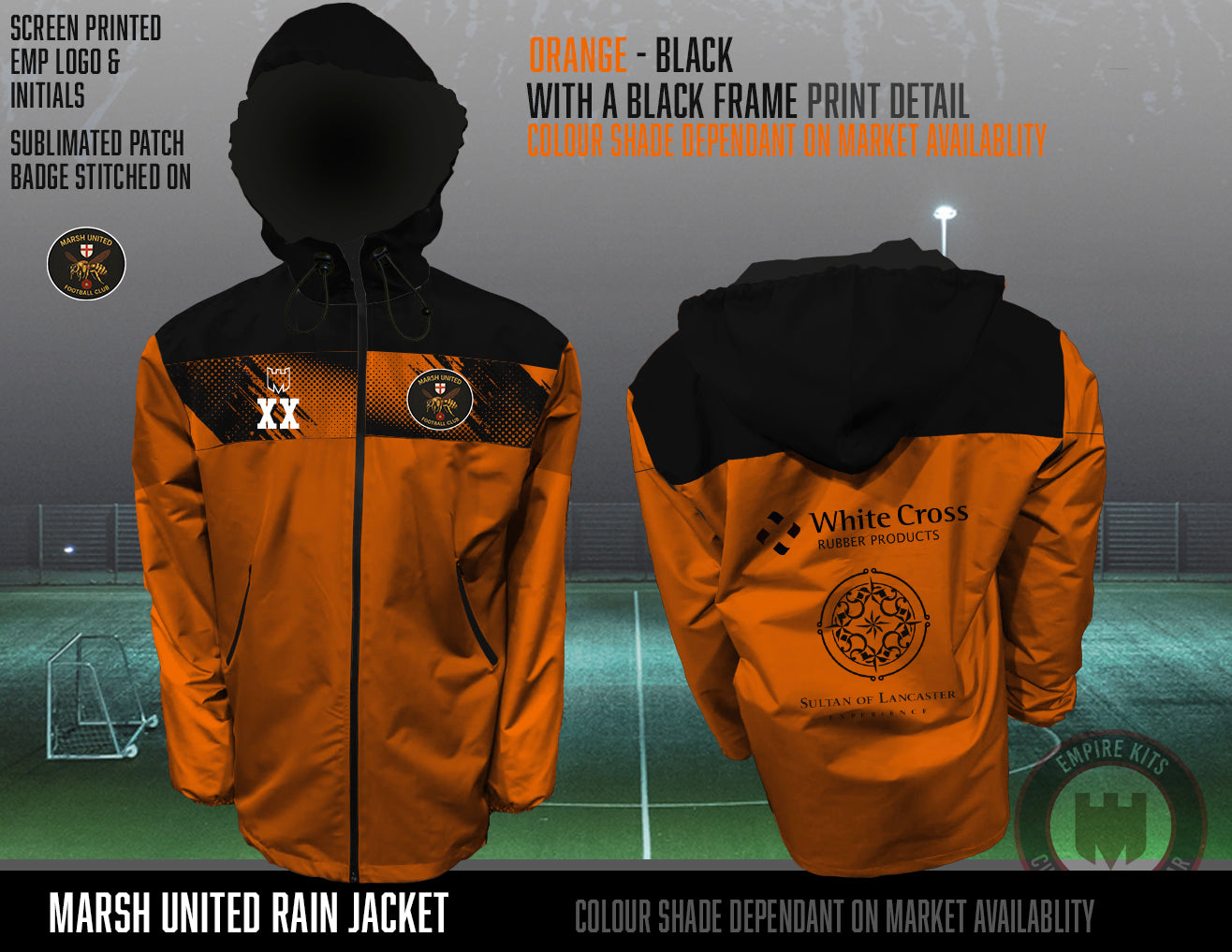 Marsh United Club shop Rain Jacket