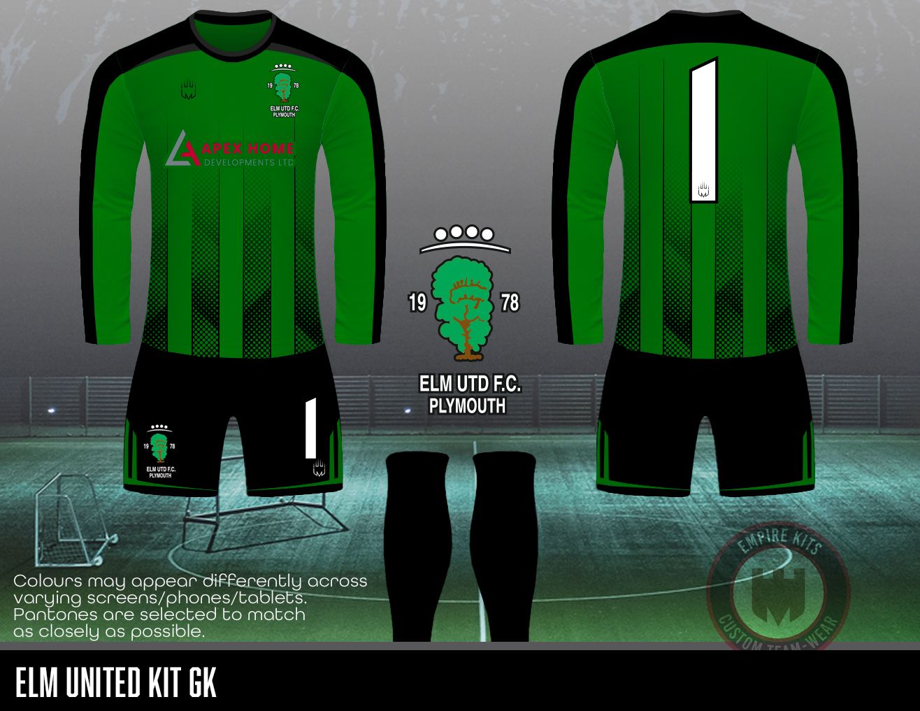 Elm United - GK Kit U12 (Apex Home)