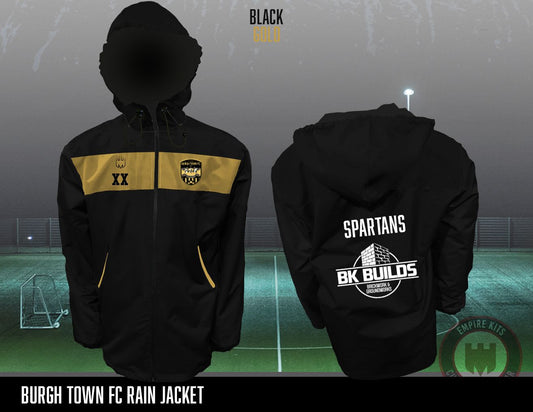 Burgh Town FC Rain Jackets (BK BUILDS)