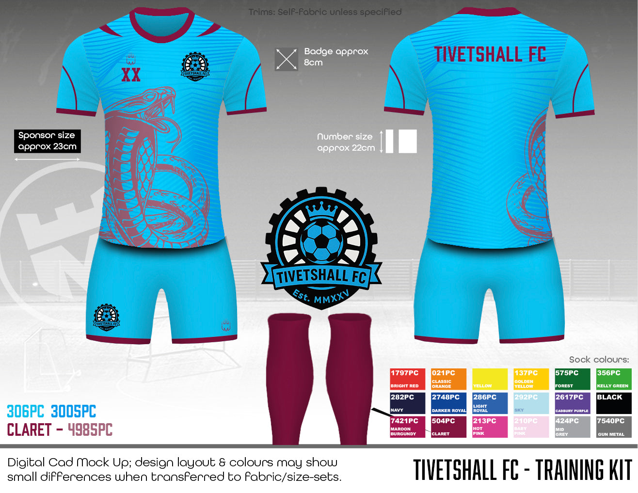 Tivetshall FC - Football kit