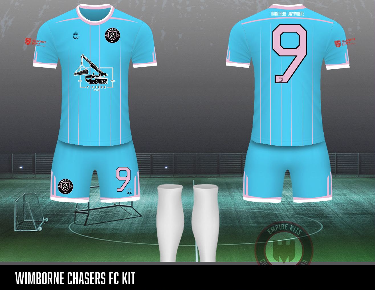 Chasers FC - Blue outfield 26/27 season - Fabric B