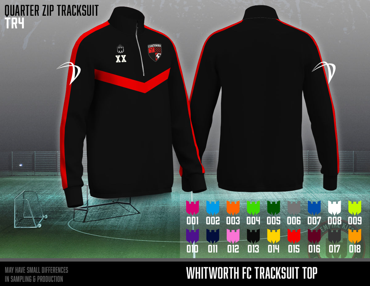 Whitworth FC - Quarter Zip Tracksuit Top