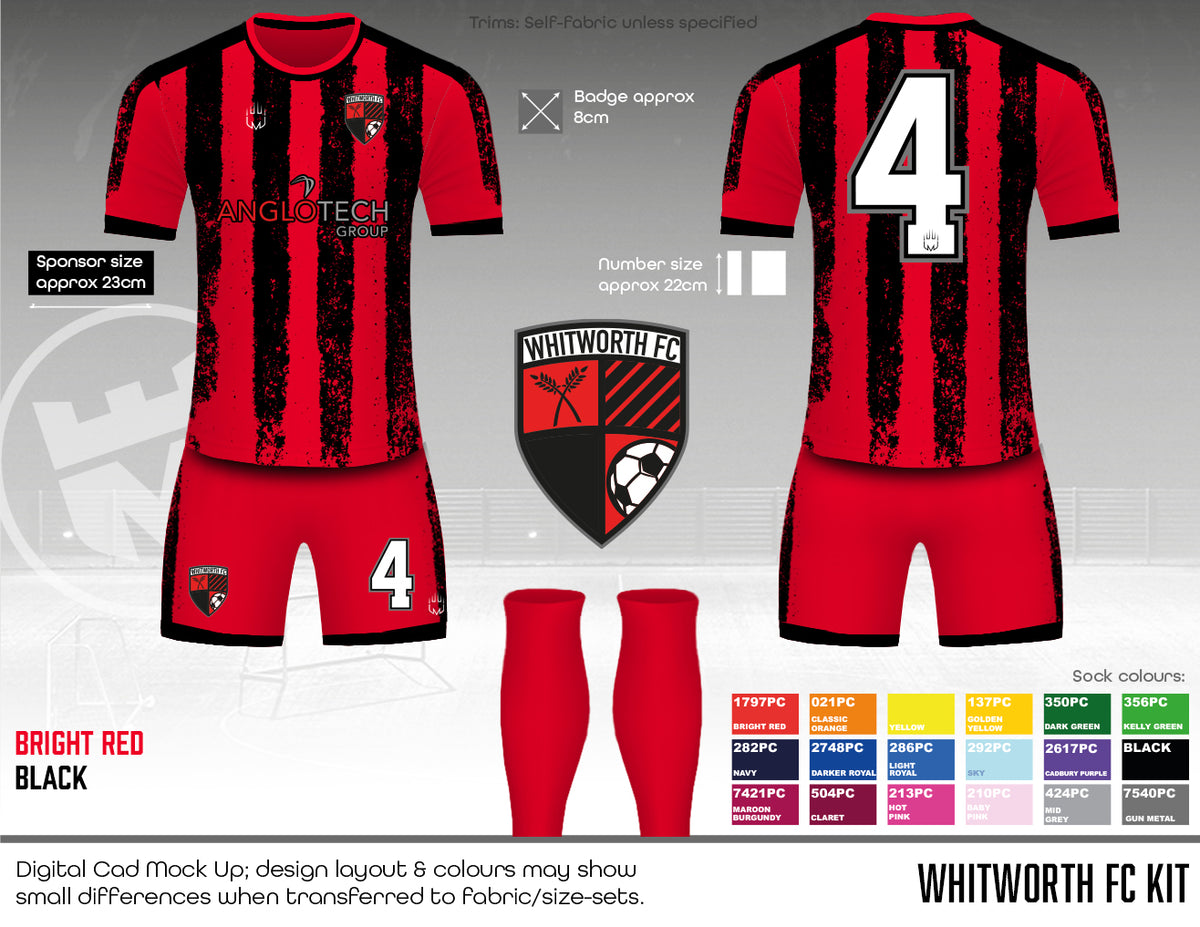 Whitworth FC - Home Kit - Fabric B