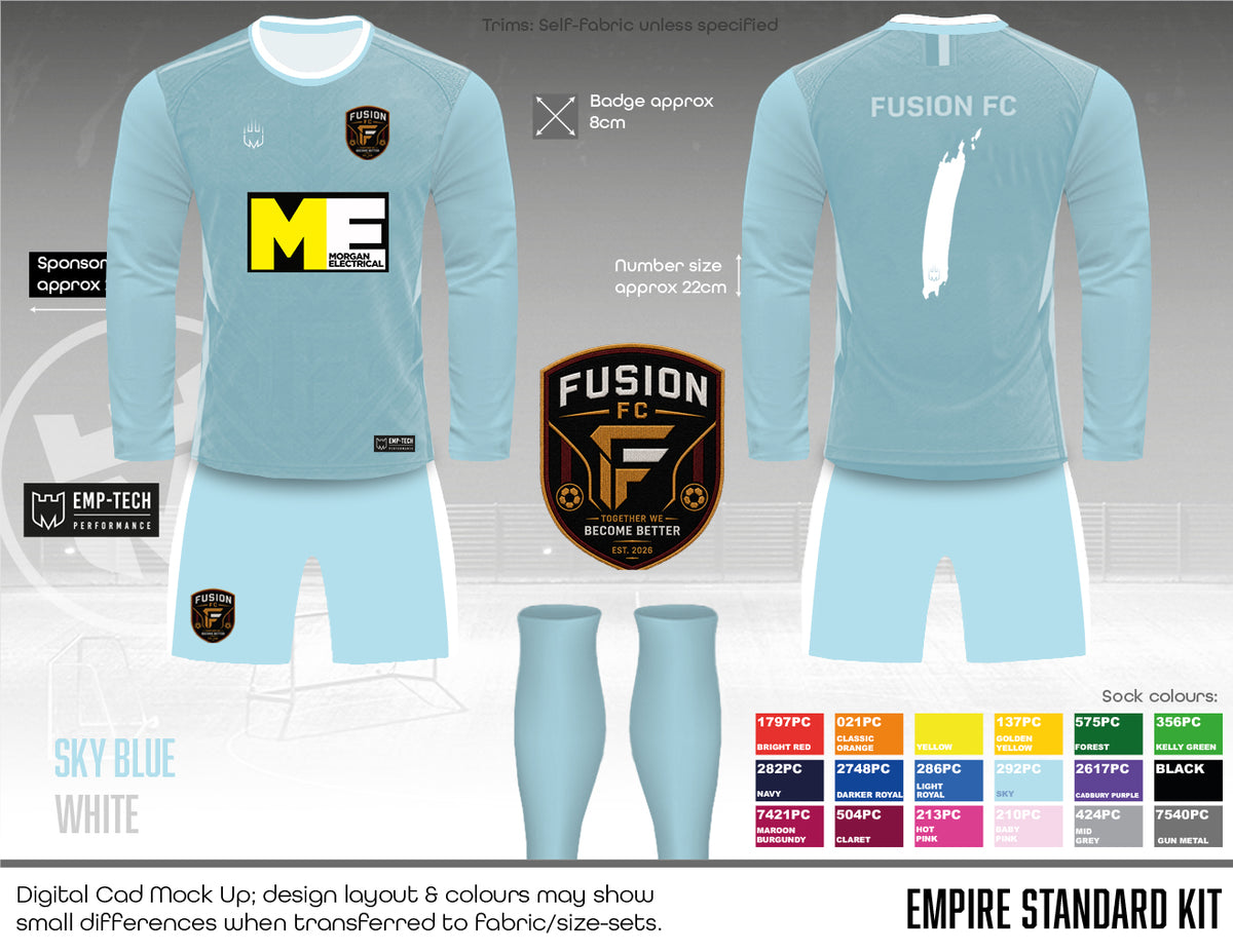 Fusion FC - GK Kit - Fabric A