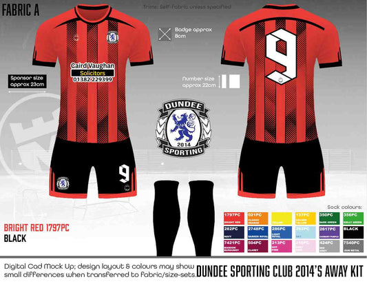 Dundee Sporting Club - Away kit (fabric A)
