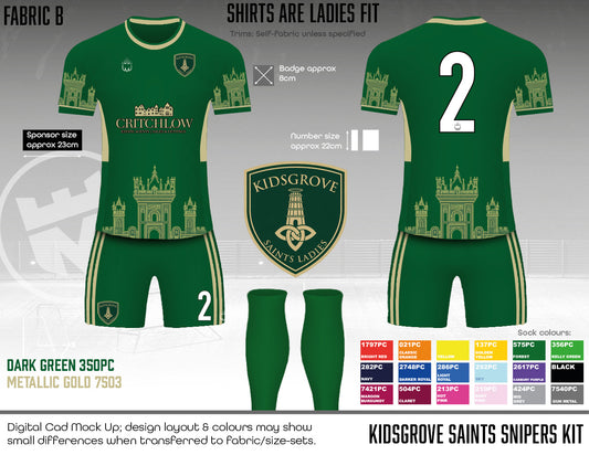 Kidsgrove Saints Snipers - Home Kit