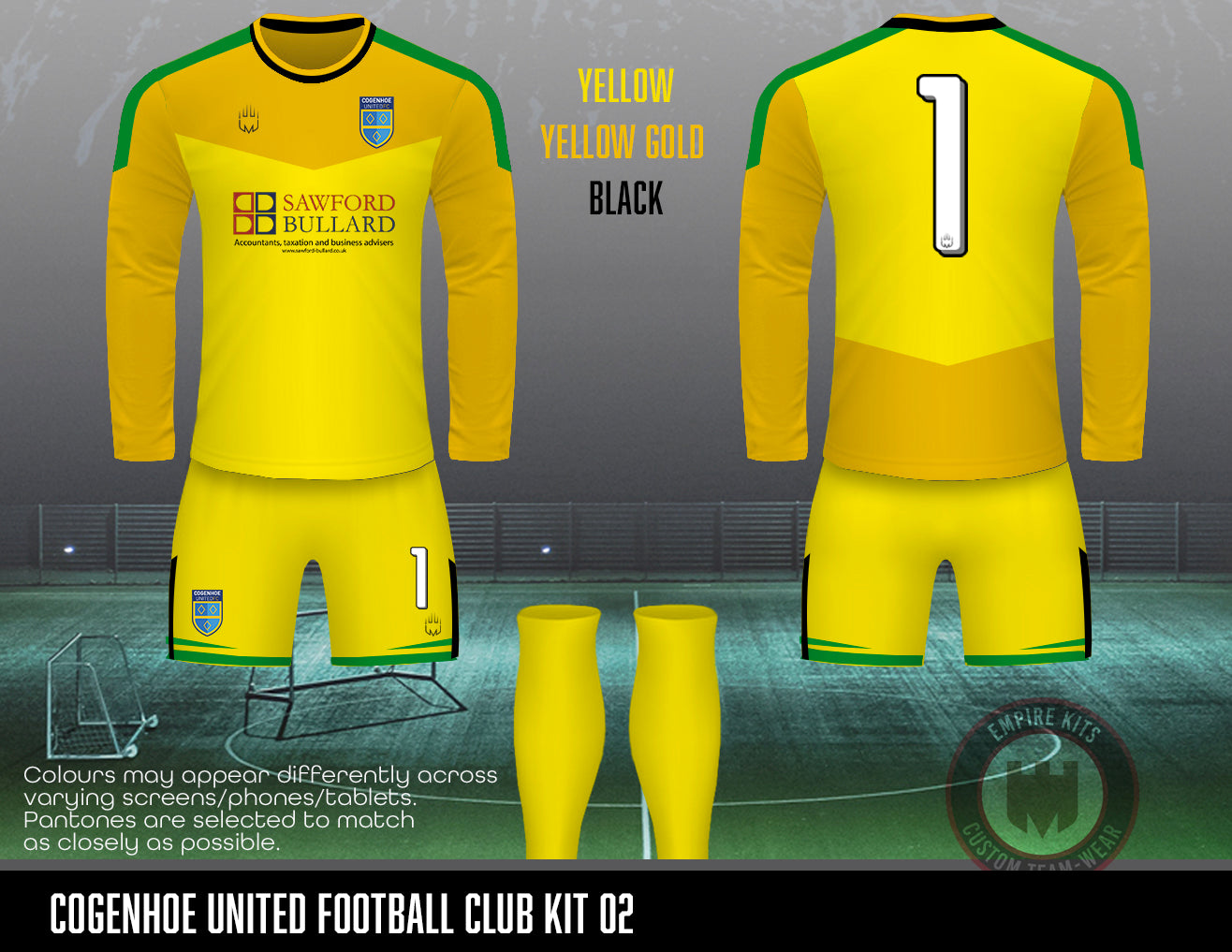 Cogenhoe United Football Club - Home GK kits