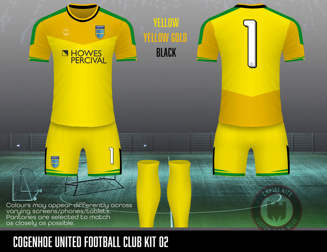 Cogenhoe United Football Club - Home GK kits