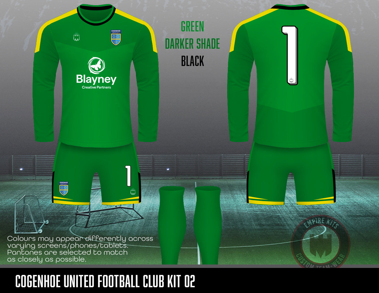 Cogenhoe United Football Club - Away GK kits
