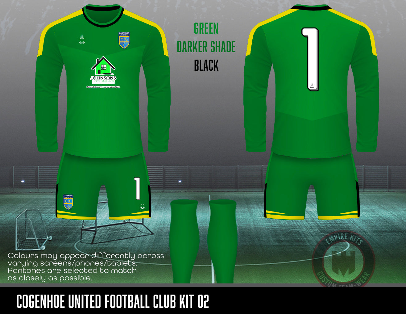 Cogenhoe United Football Club - Away GK kits
