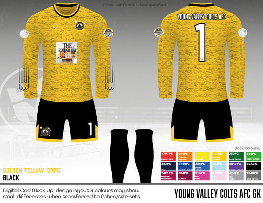 Young Valley Colts AFC -  GK Kit (Golden Yellow)