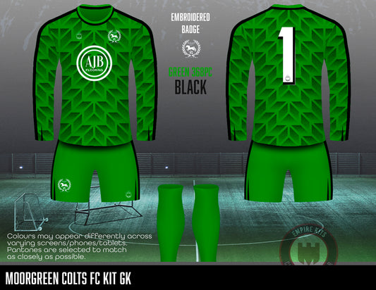 MOORGREEN COLTS FC - GK kit (AJB/embroidered)