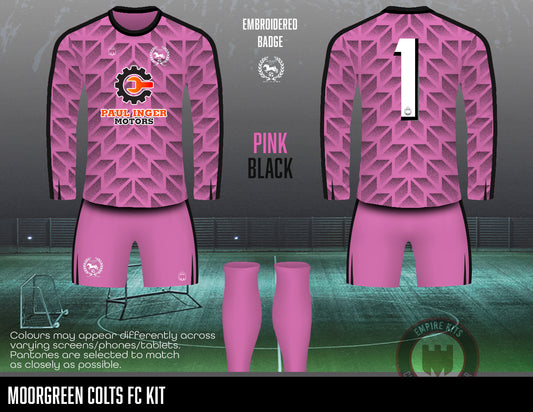 MOORGREEN COLTS FC - GK kit (Paul Inger/embroidered)