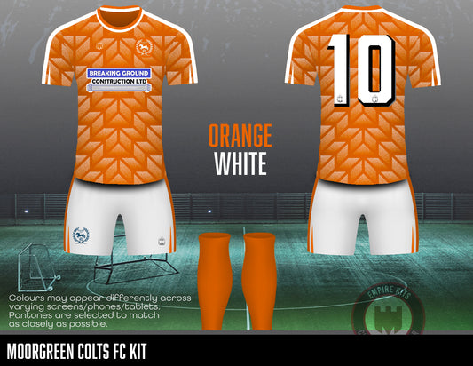 MOORGREEN COLTS FC - Training kit (breaking ground/orange)