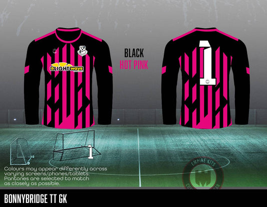 Bonnybridge - GK top (black and hotpink)
