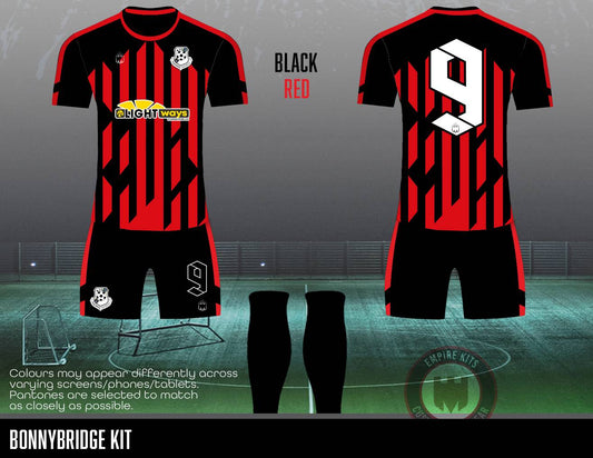 Bonnybridge - Kit (black and red)