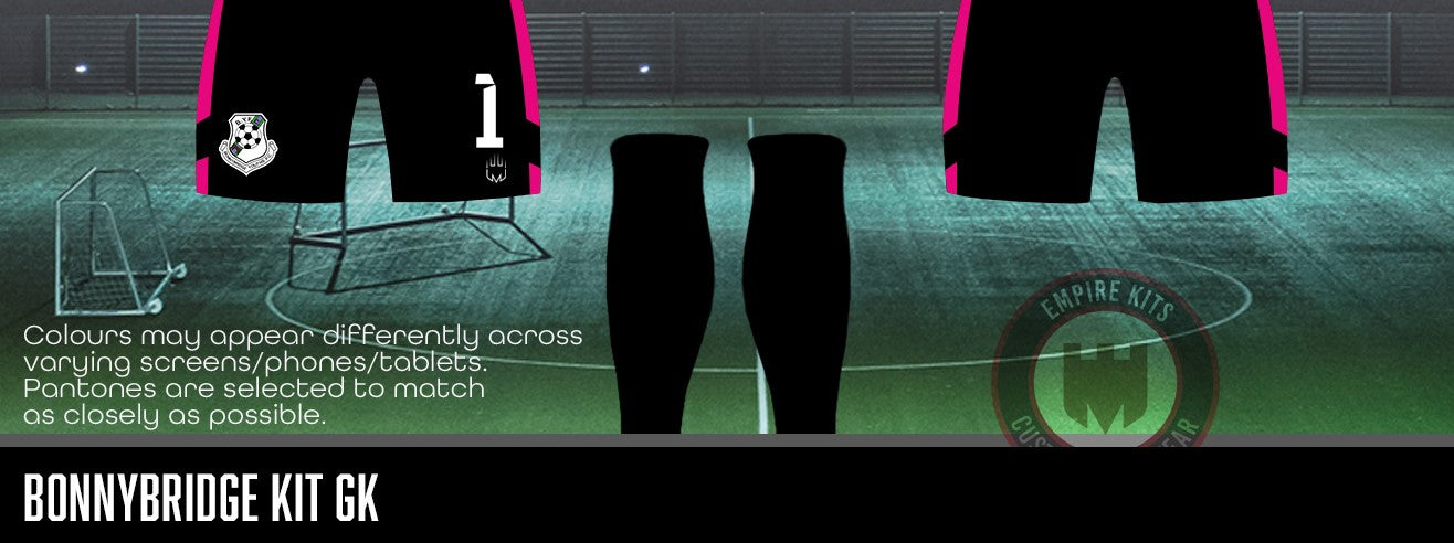 Bonnybridge -  Shorts (black and pink)