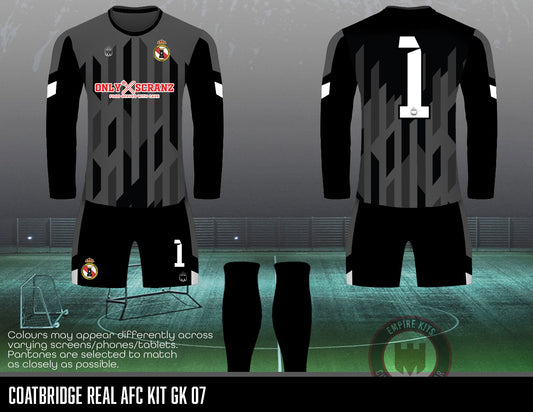 Coatbridge Real AFC Kit GK 07 (Black)