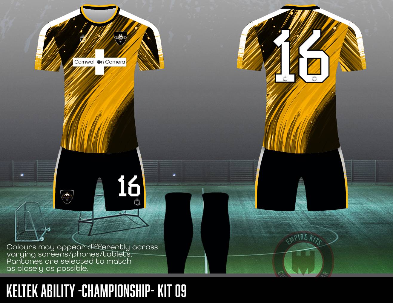 KELTEK Ability - Championship - Kit 09(Cornwall on Camera Sponsor)