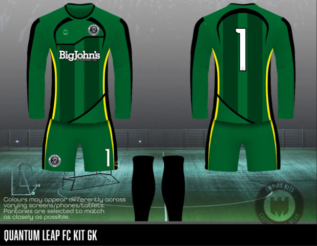 Quantum Leap FC  - GK kit - Fabric B