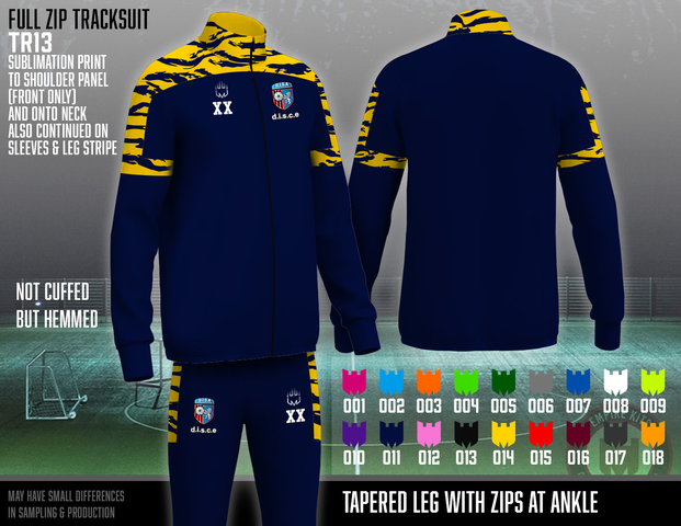 Diamond International Sports Academy -  Full Zip Tracksuit