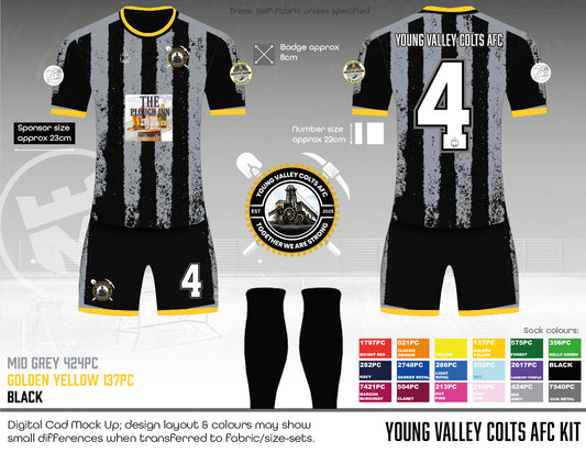 Young Valley Colts AFC - Home Kit (Grey)