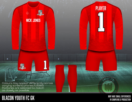 Blacon Youth FC - GK (red)