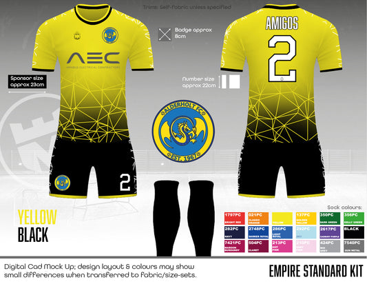 Alderholt Amigos - Home kit (AEC yellow)