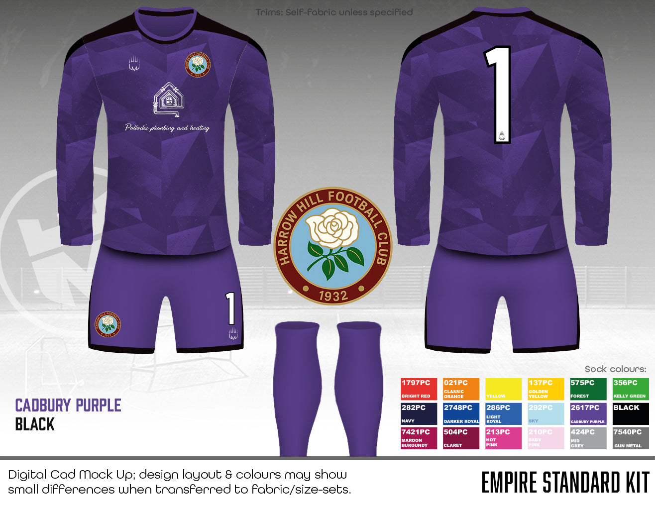 Harrow hill - GK Kit (purple)