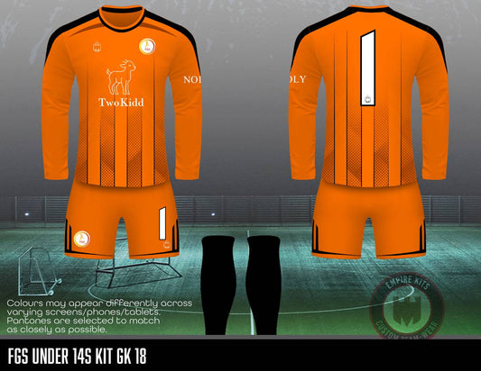 FGS under 14s GK Kit (Orange)