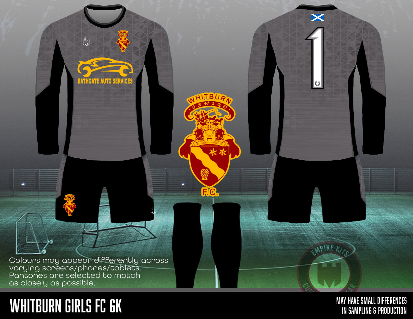 Whitburn Girls FC  - GK kit