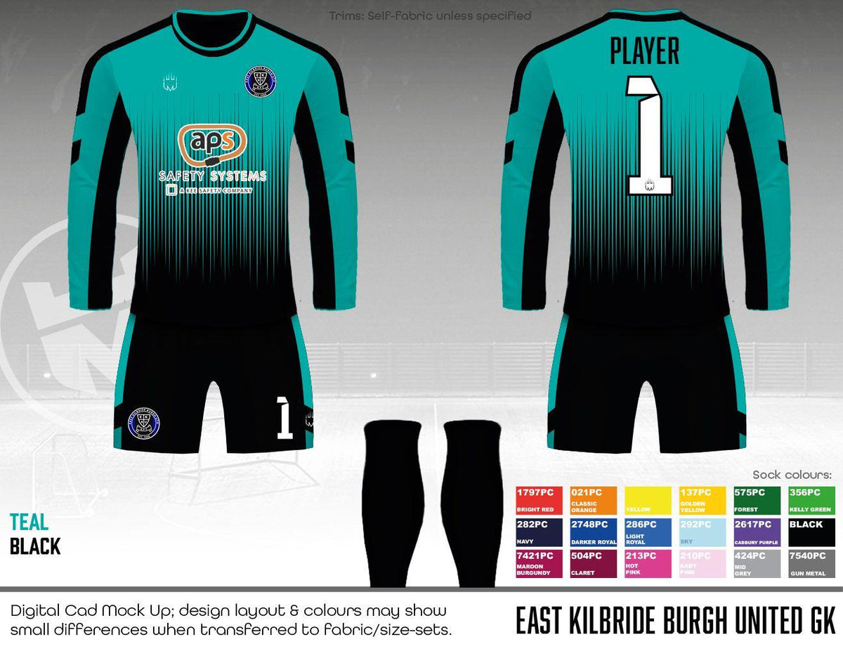 East Kilbride Burgh United - GK Kit - Fabric A