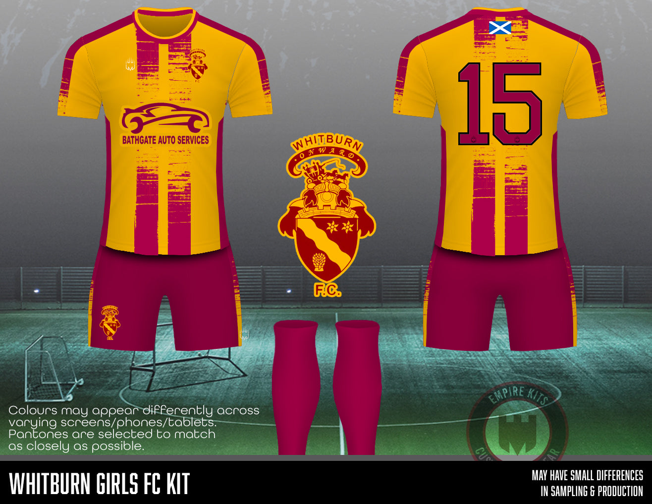 Whitburn Girls FC  - Home kit