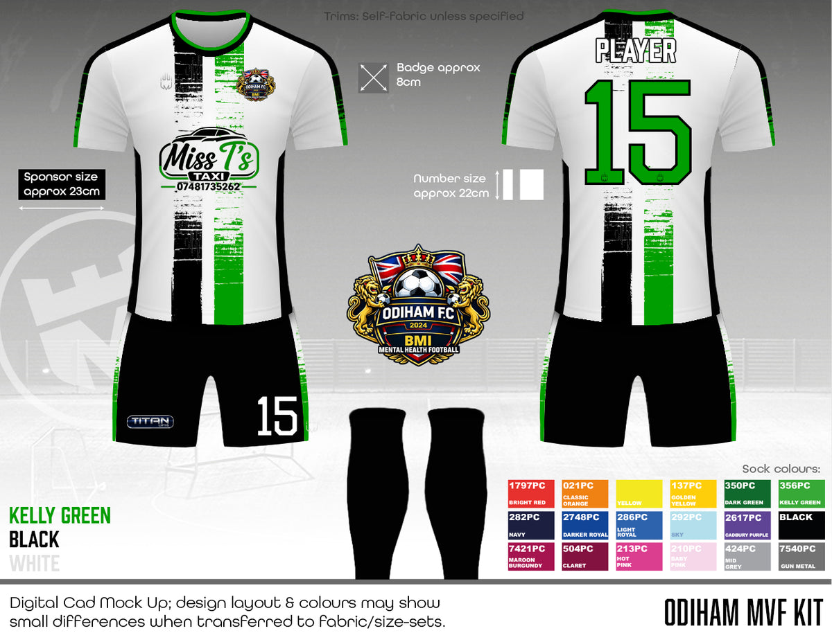 Odiham MvF - Outfield Kit - Fabric A
