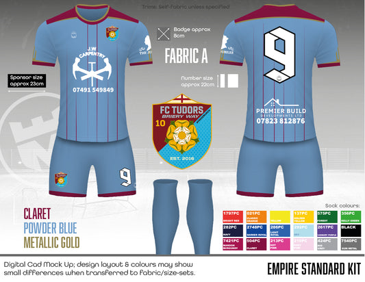 FC Tudors - Outfield Kit - Fabric A