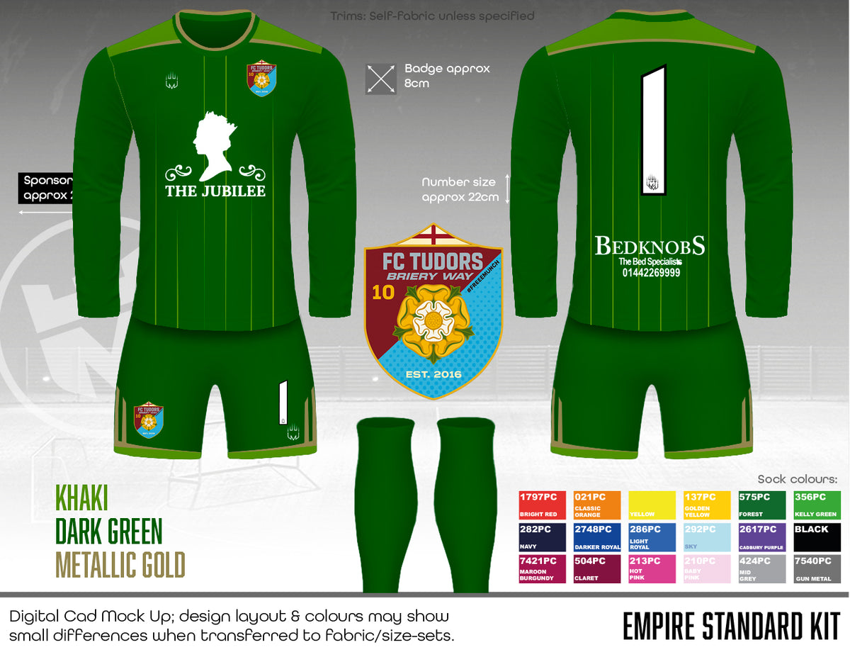 FC Tudors - GK Kit - Fabric A