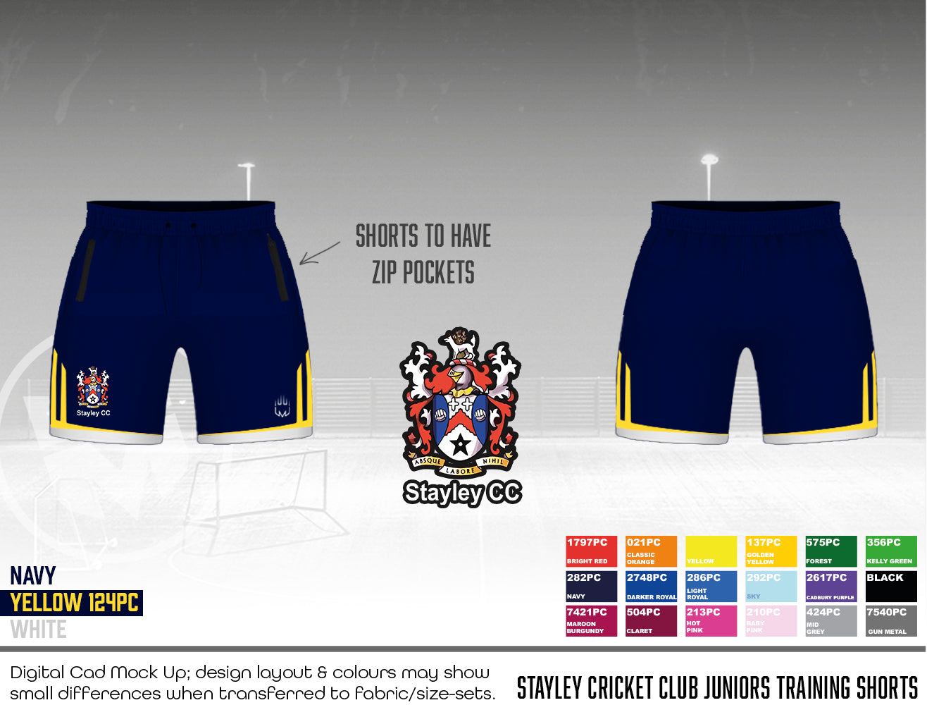 Stayley Cricket Club -  Shorts