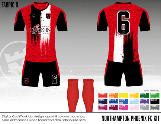 Northampton Phoenix FC - Replacement kit - Fabric B