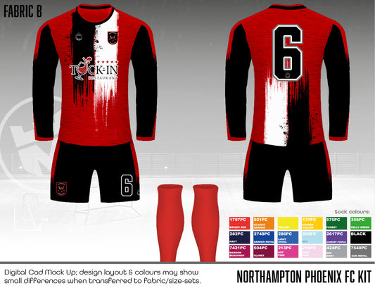 Northampton Phoenix FC - Replacement kit - Fabric B