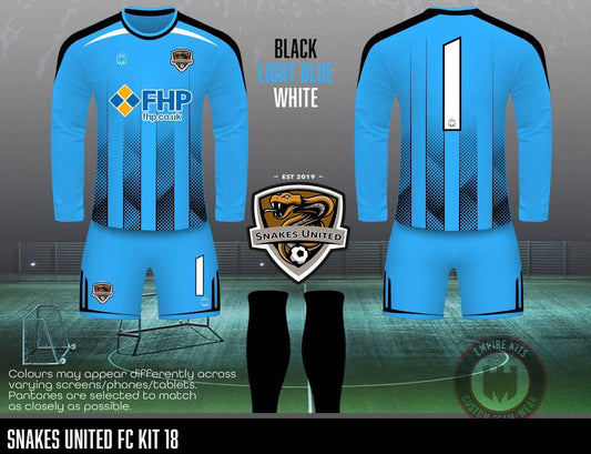 Snakes United FC - GK Kit (blue #18)
