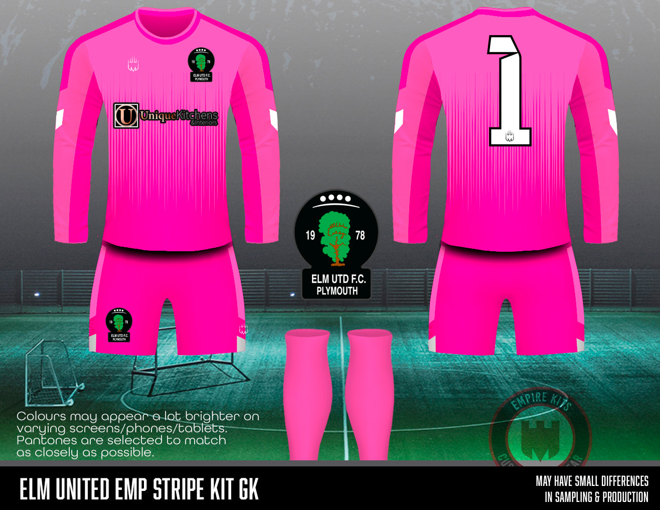 Elm United - GK Kit U7 (Unique Kitchen) - Fabric B