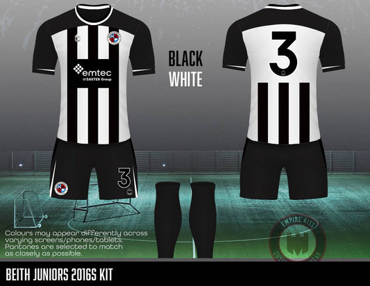 Beith Juniors 2016s- REPLACEMENT OUTFIELD KIT