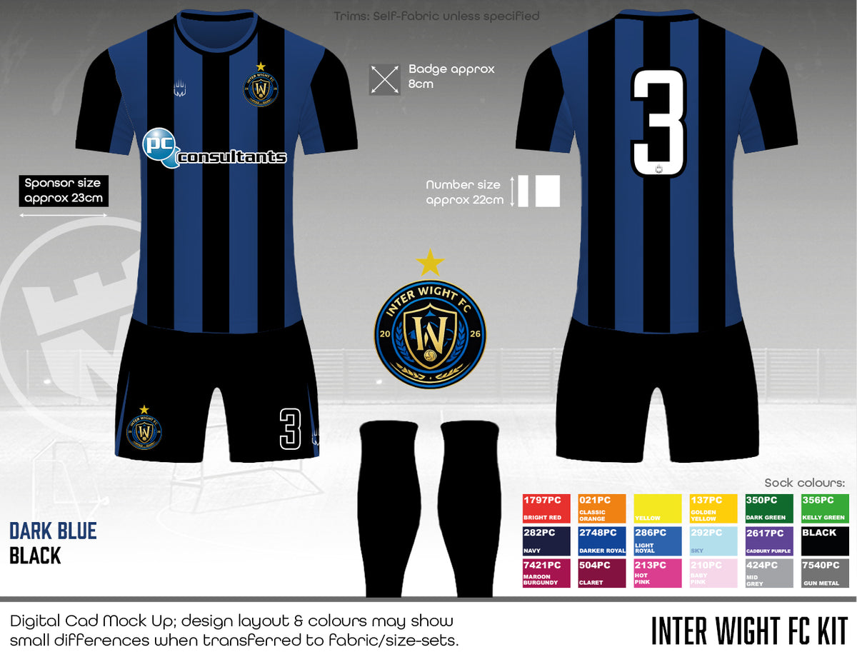 Inter Wight FC - Kit - Fabric A