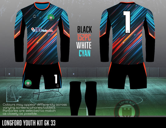 Longford Youth Fc - GK kit (jbs mechanical)