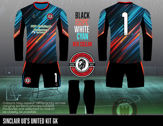 Sinclair United FC - GK Kit (U8's)