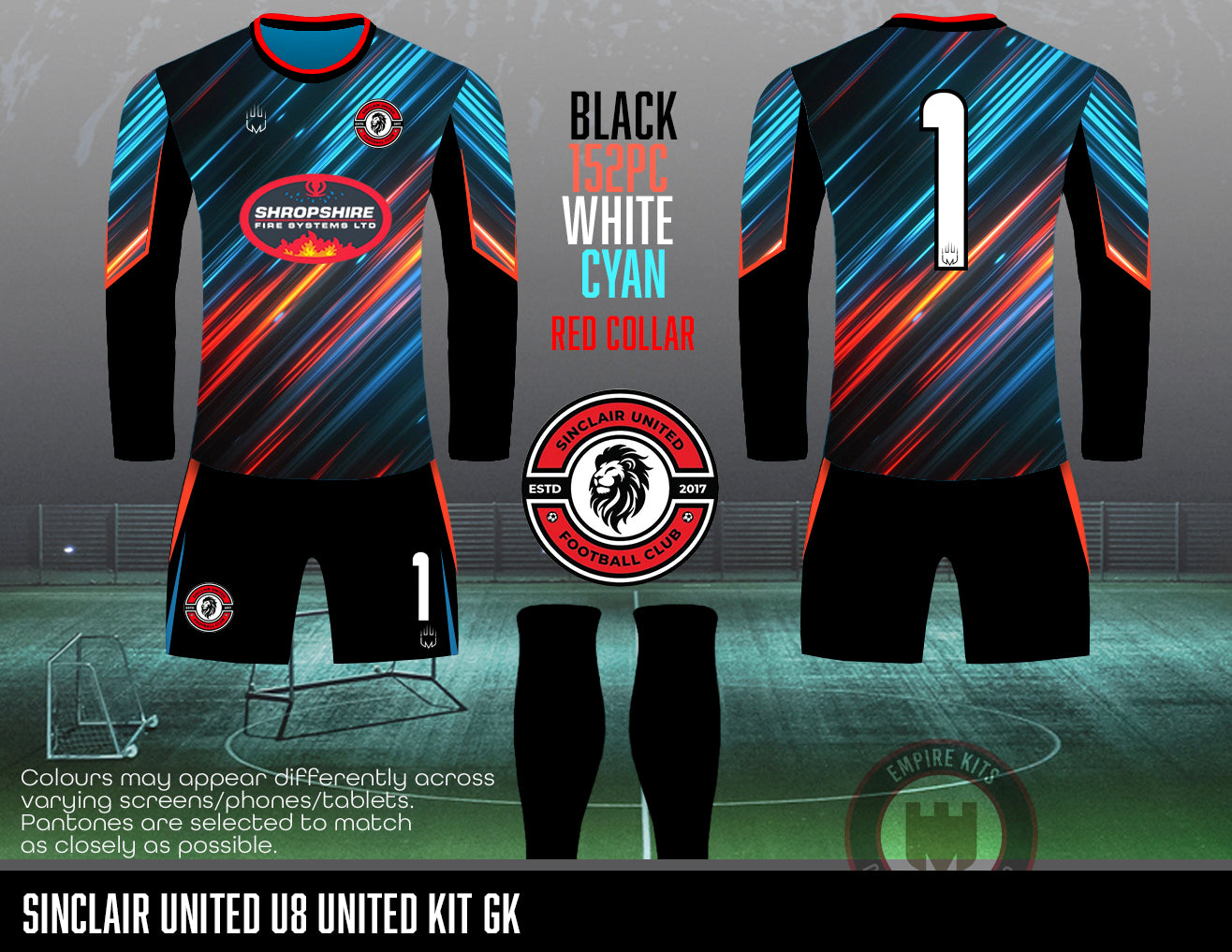 Sinclair United FC - GK Kit (U8 United)