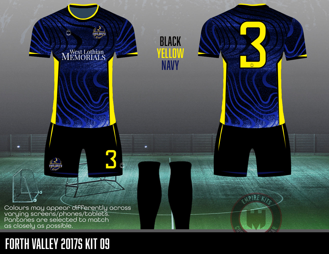 Forth Valley FC - Home Kit (West Lothians) - Fabric A