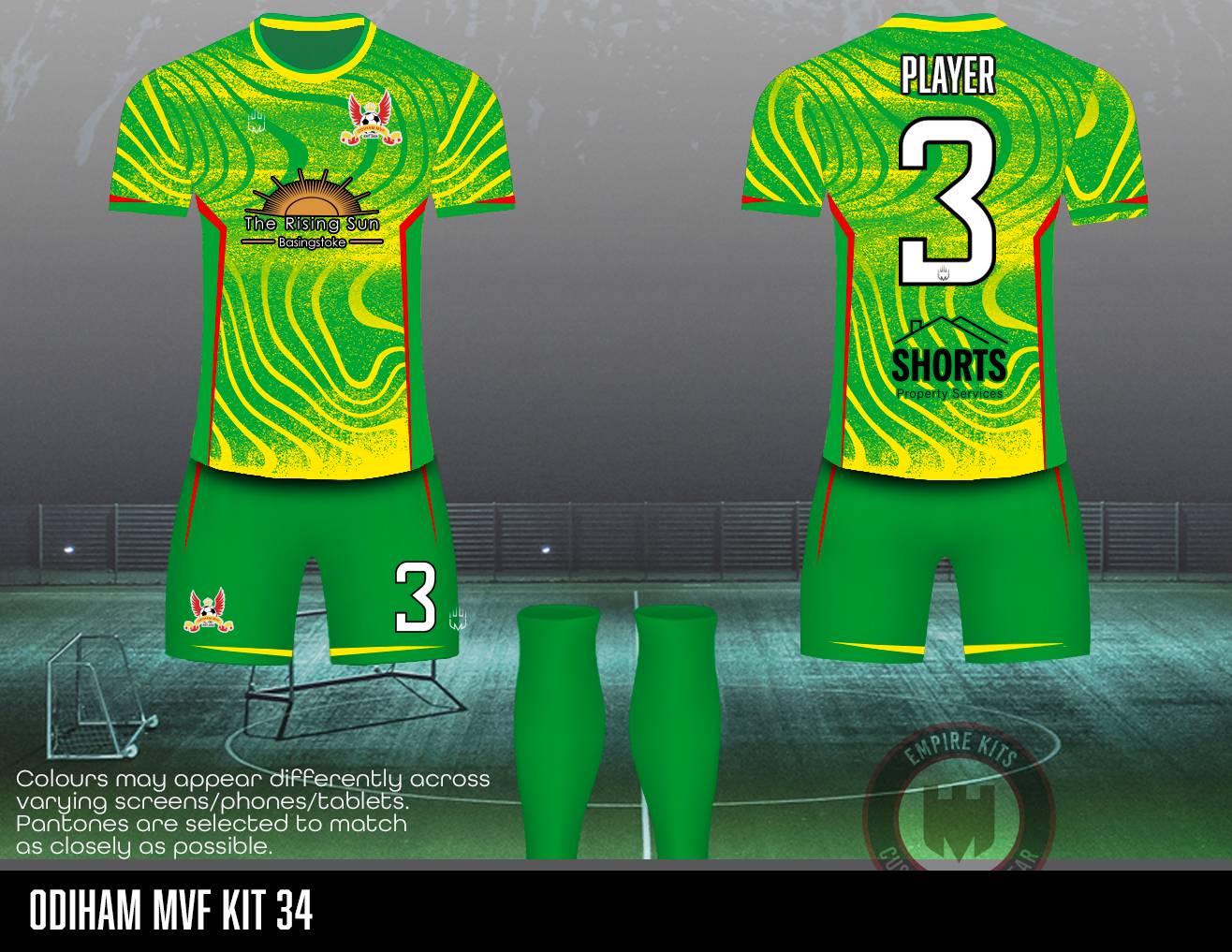 Odiham MvF - Outfiled Kit (the rising sun)