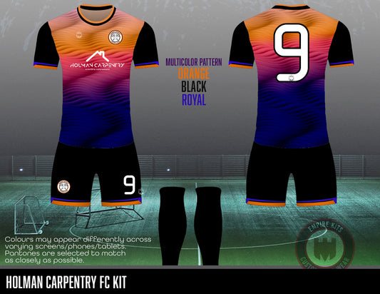Holman Carpentry FC - Home Kit (navy,purple)