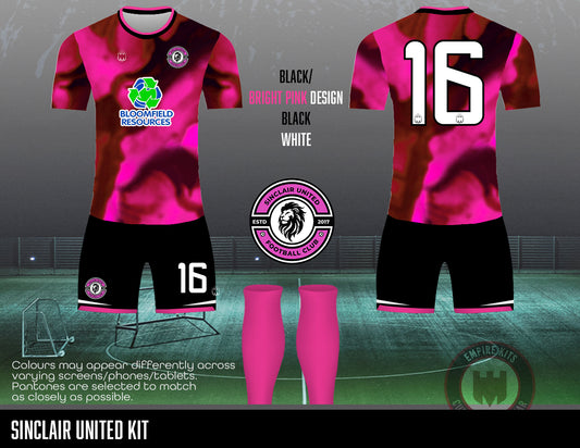 Sinclair United FC - Home Kit (U13 PUMAS -pink)